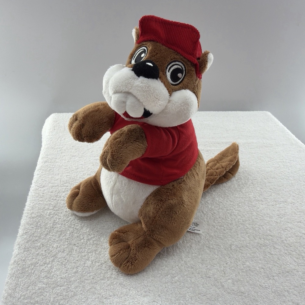 JAAG Buc-ees Beaver Mascot Plush With T Shirt Bucky Bucees Stuffed Animal